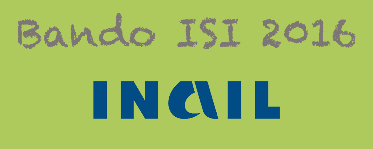 Bando ISI 2016 INAIL